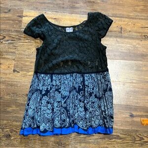 FREE PEOPLE Left Me Speechless Baby Doll shirt medium